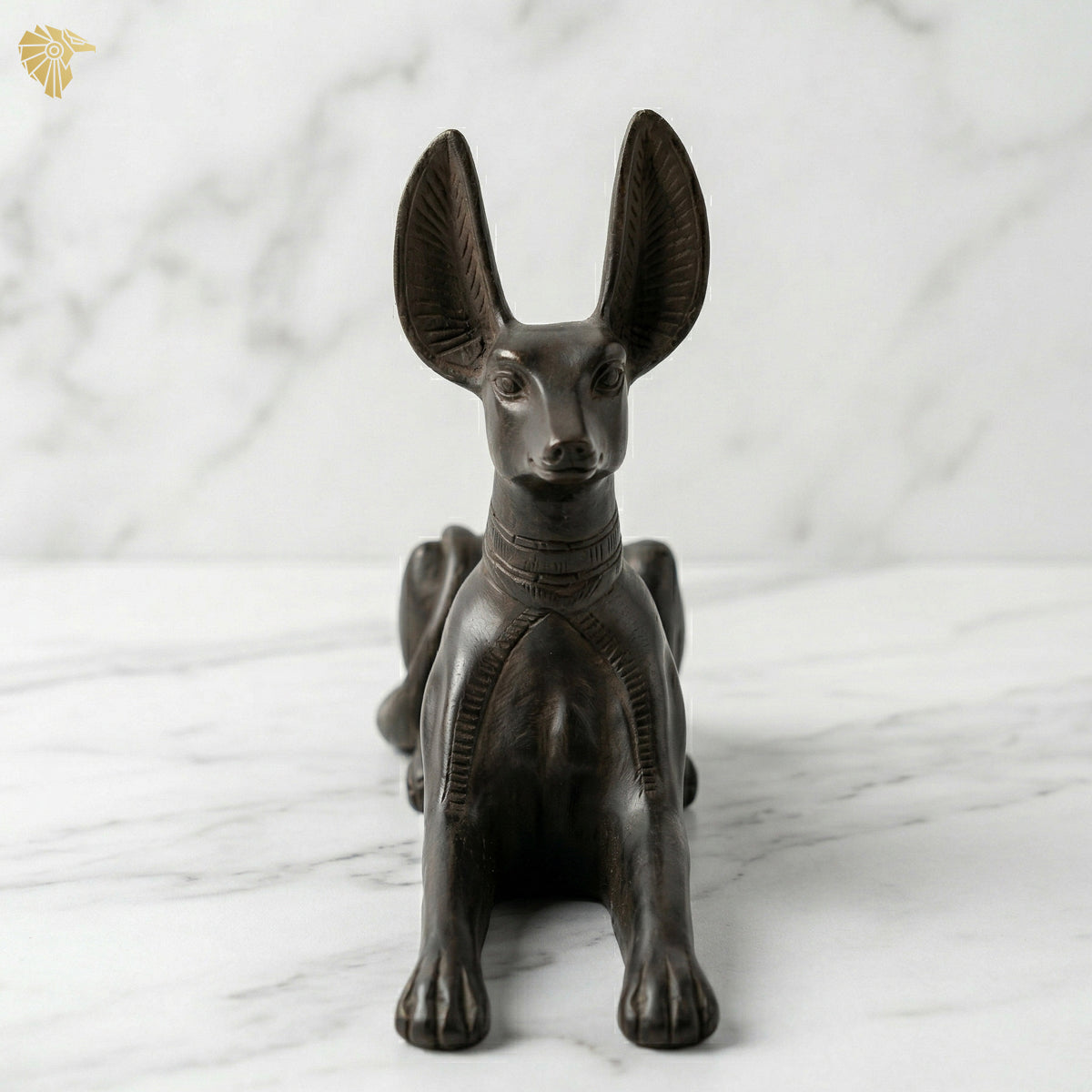 2Lord of the West | Recumbent Anubis stone Figurine