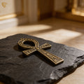 Hieroglyphic Brass Ankh - The Key of Life Decoration3
