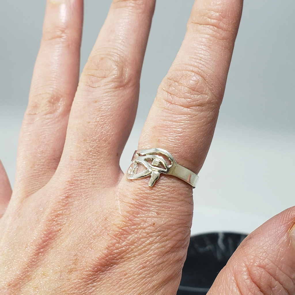 Egyptian Eye Ring - Multiple Sizes Available- Made in Egypt