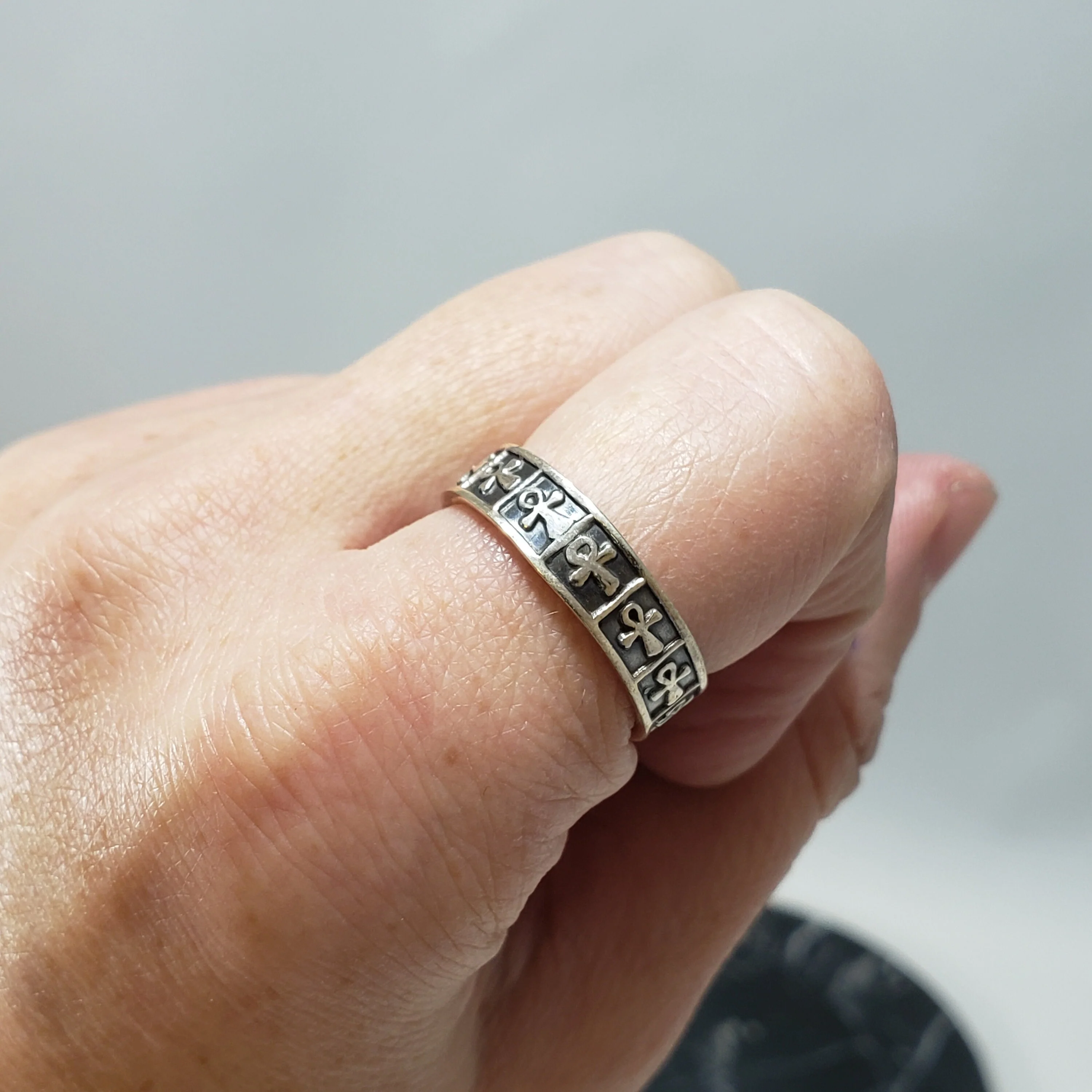 Egyptian Ankh Ring- Made in Egypt