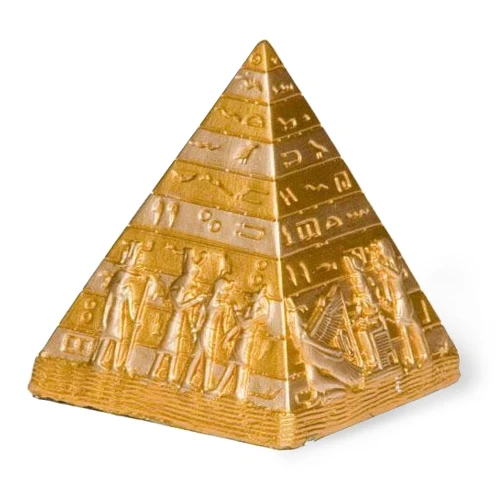 Egyptian Golden Pyramid Statue