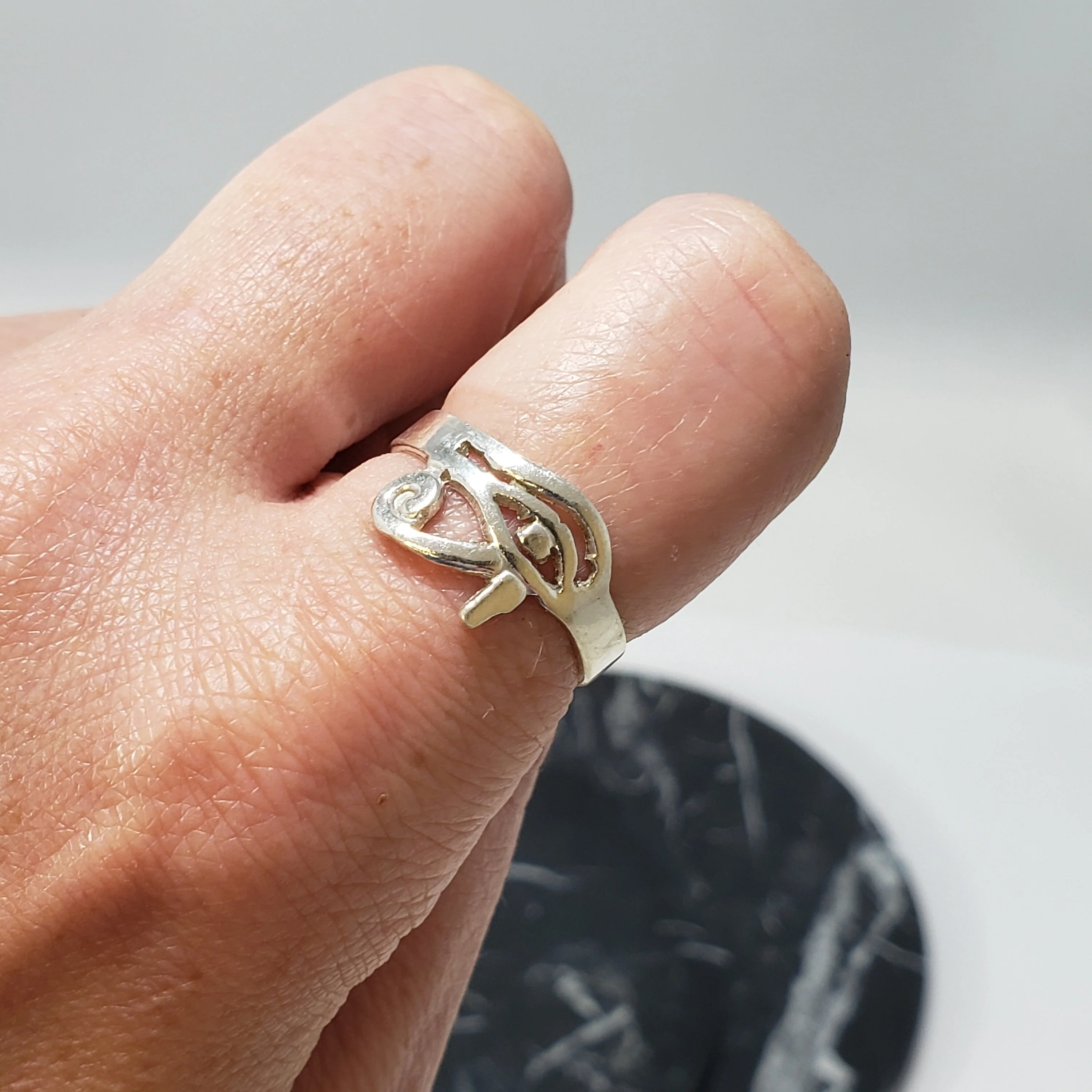 Egyptian Eye Ring - Multiple Sizes Available- Made in Egypt