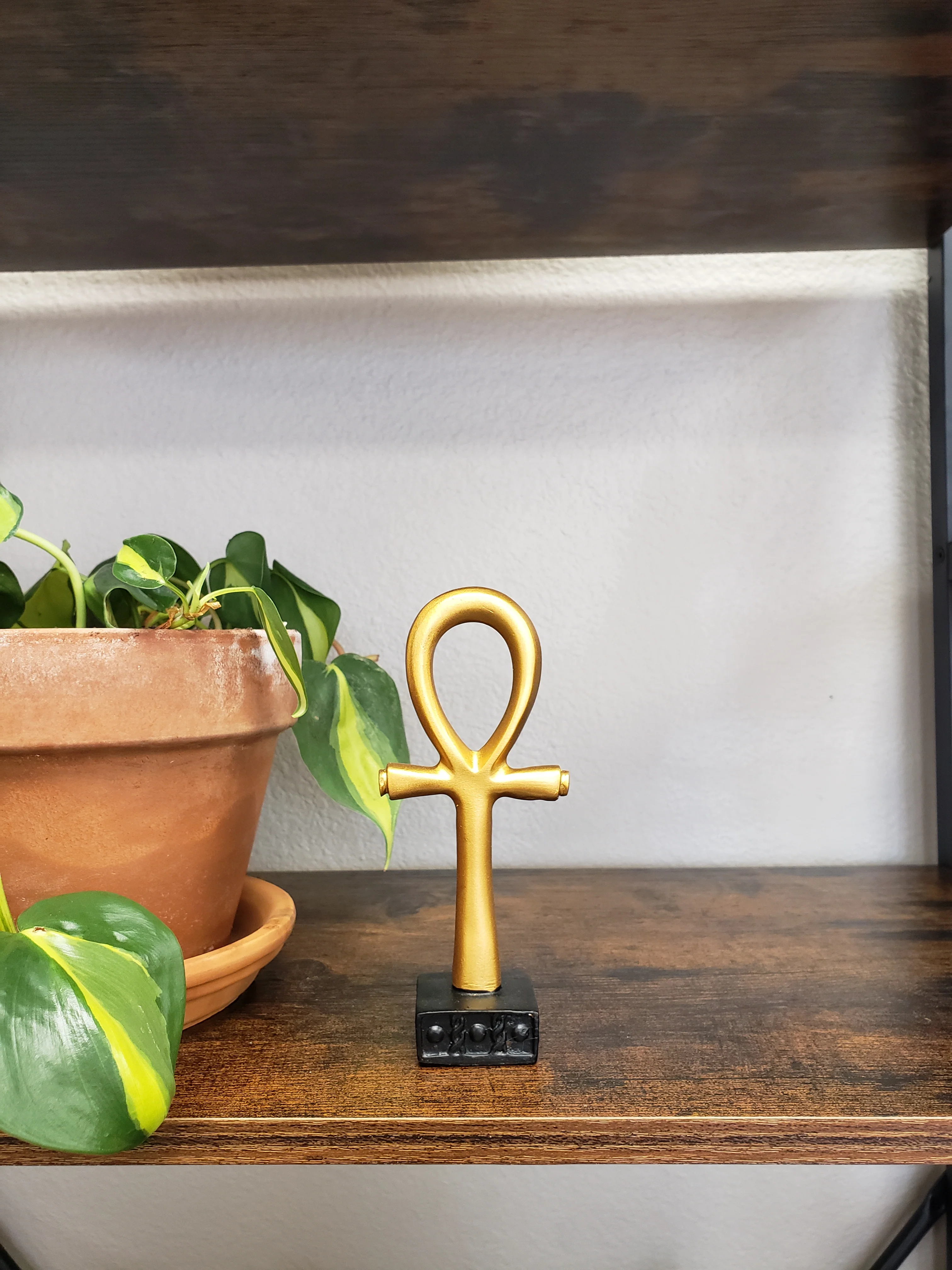 Egyptian Ankh Statue Collectible - Made in Egypt